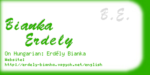 bianka erdely business card